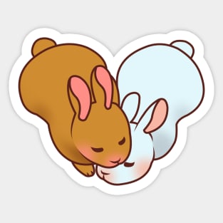 They Call It Bunny Love Sticker